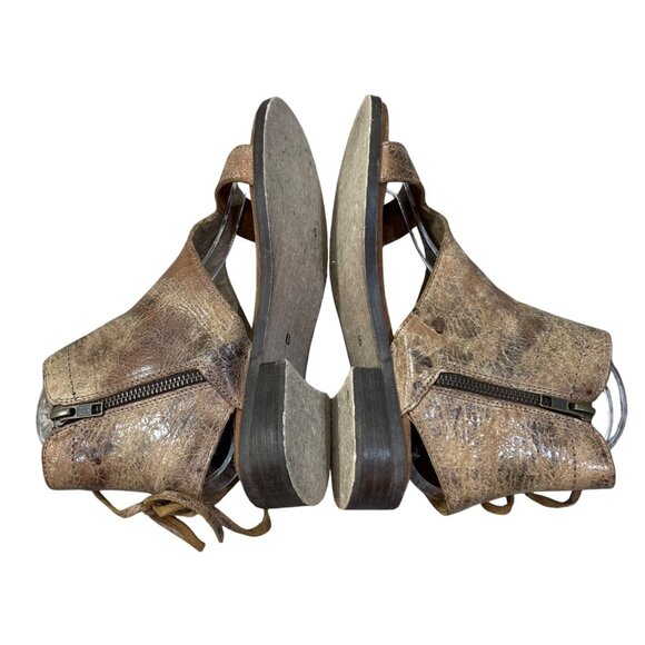 Diba True Day Camp Leather Sandal Lace-Up Size 7.5 (READ) Brown Gladiator - Picture 6 of 12